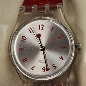 Vintage Strawberry Jam Swatch Watch Swiss,Tested